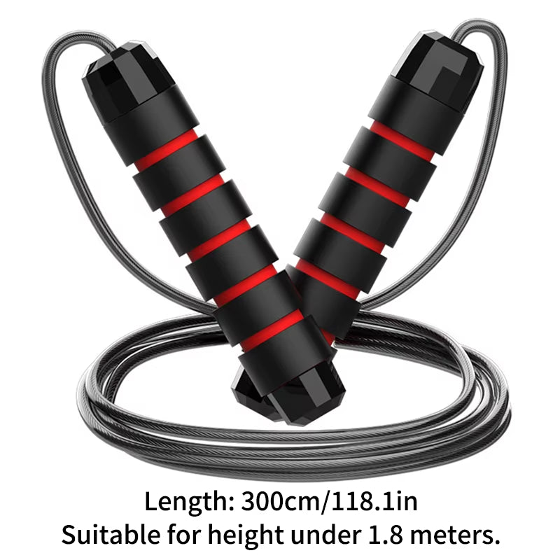 2025 Jump Rope Steel Wire Skipping Exercise Jumping Unisex Fitness Jump Ropes Gym Training Sport Equipment