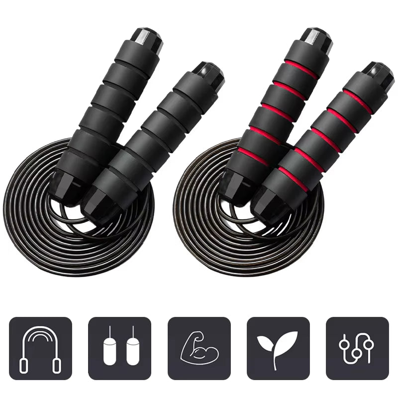 2025 Jump Rope Steel Wire Skipping Exercise Jumping Unisex Fitness Jump Ropes Gym Training Sport Equipment