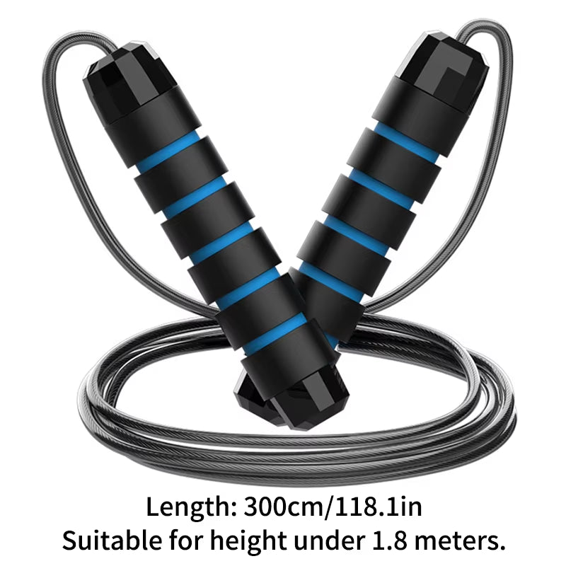 2025 Jump Rope Steel Wire Skipping Exercise Jumping Unisex Fitness Jump Ropes Gym Training Sport Equipment