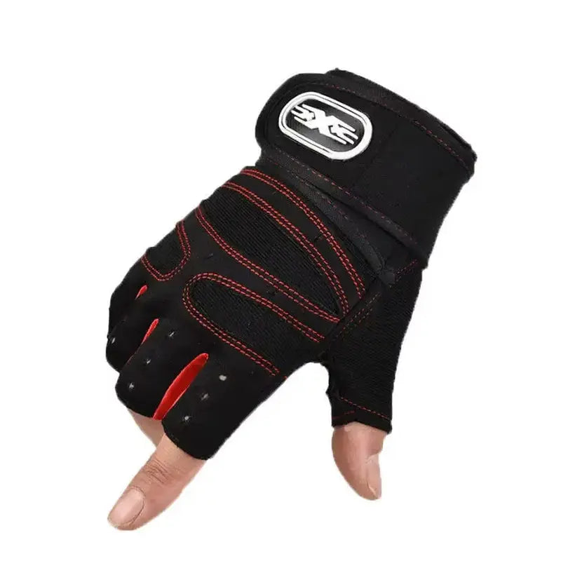 Cycling Gloves Gloves Half Finger Gloves Anti-Slip Shock-Absorbing Breathable Glove for Fitness Cycling Outdoor Sports Unisex