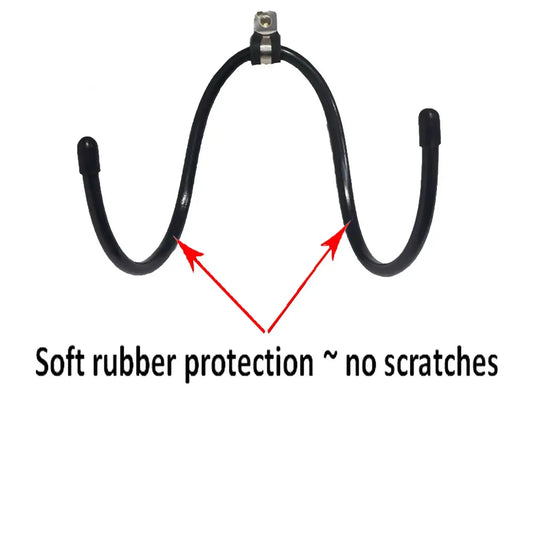 4 Wall Mount Yoga Mat Foam Roller & Towel Rack Holder for Fitness Class Home Gym