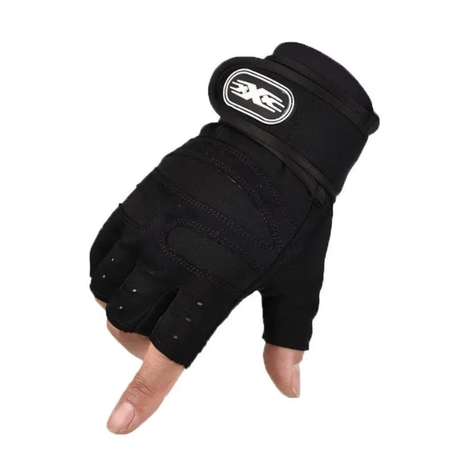 Cycling Gloves Gloves Half Finger Gloves Anti-Slip Shock-Absorbing Breathable Glove for Fitness Cycling Outdoor Sports Unisex