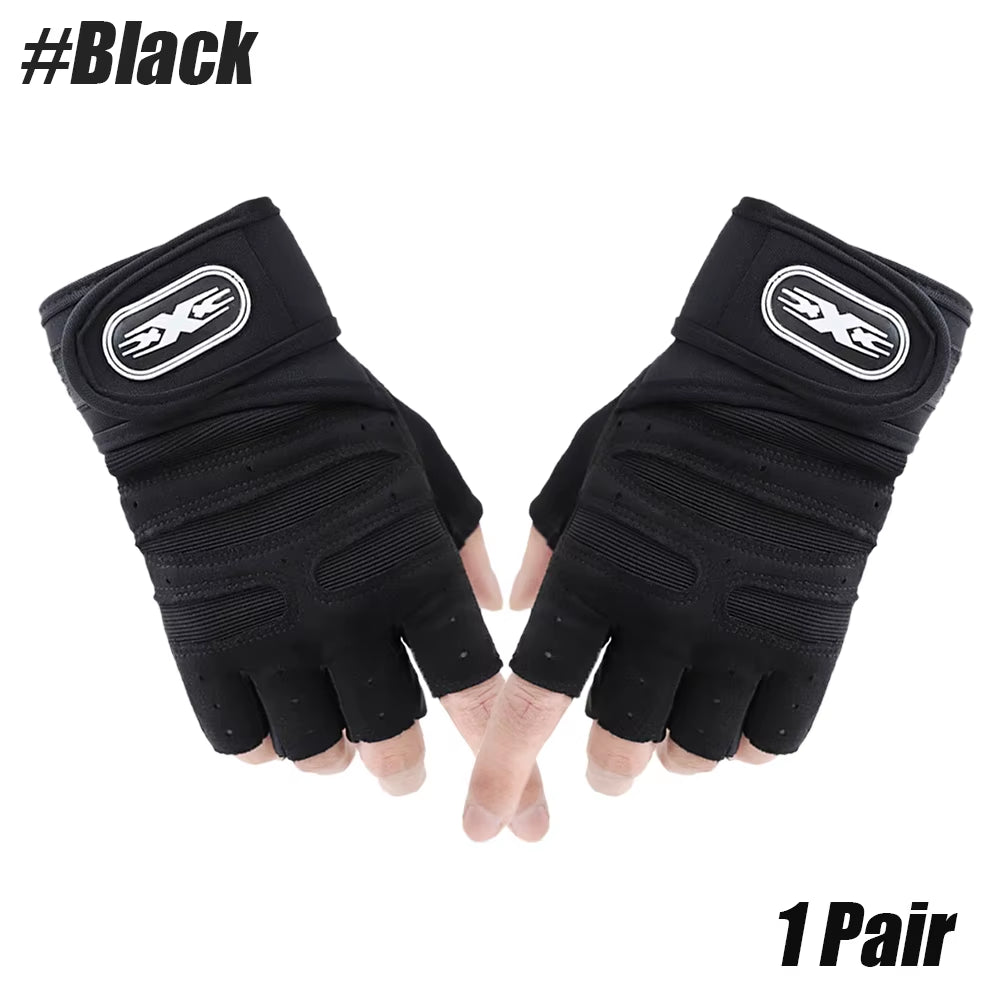 Workout Gloves for Weightlifting and Fitness - Antislip Design with Superior Grip and Palm Protection