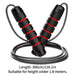 2025 Jump Rope Steel Wire Skipping Exercise Jumping Unisex Fitness Jump Ropes Gym Training Sport Equipment