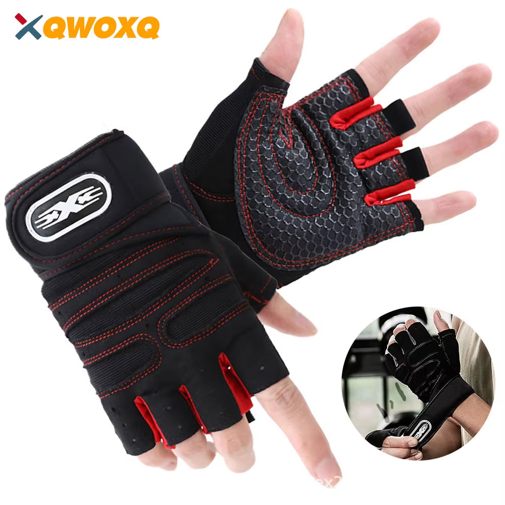 Workout Gloves for Weightlifting and Fitness - Antislip Design with Superior Grip and Palm Protection