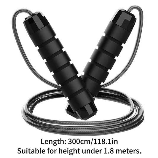 2025 Jump Rope Steel Wire Skipping Exercise Jumping Unisex Fitness Jump Ropes Gym Training Sport Equipment