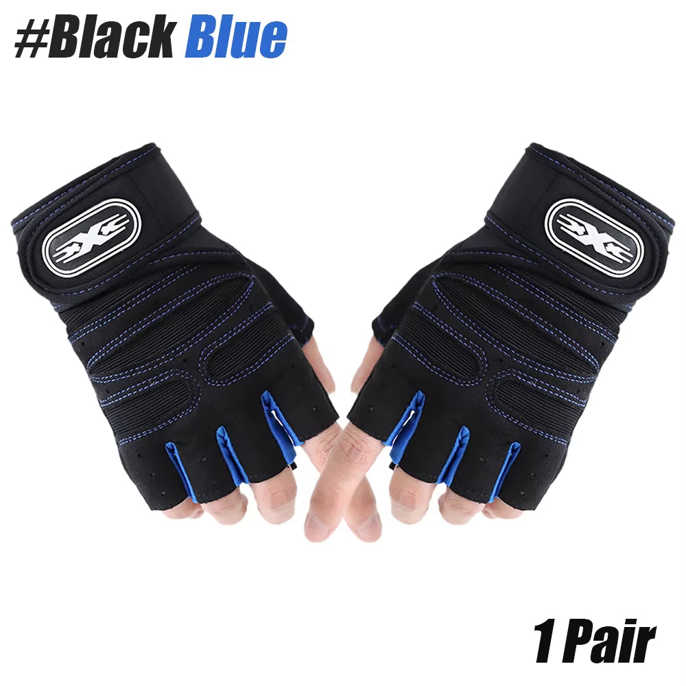Workout Gloves for Weightlifting and Fitness - Antislip Design with Superior Grip and Palm Protection